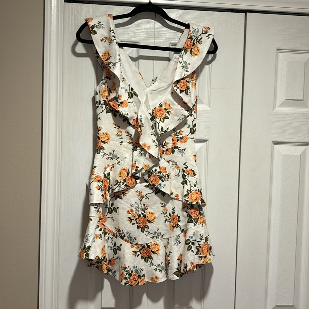 NWT. ZIMMERMANN Floral Print Mini Dress AU1 / US 6 - Picture 13 of 16